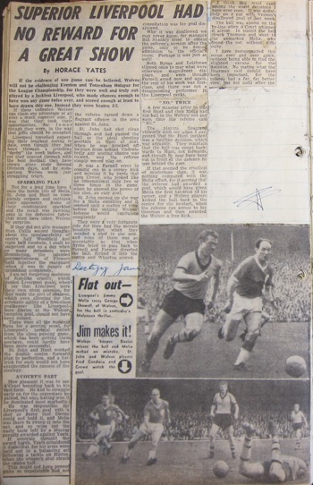 Press report from Ken Charmer's scrapbook