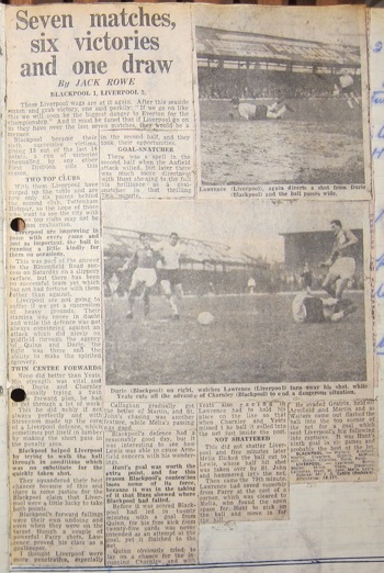 Press report from Ken Charmer's scrapbook