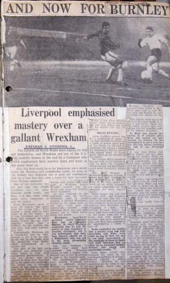 Press report from Ken Charmer's scrapbook