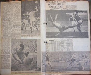 Press report from Ken Charmer's scrapbook