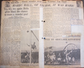 Press report from Ken Charmer's scrapbook
