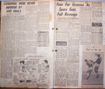 Press report from Ken Charmer's scrapbook