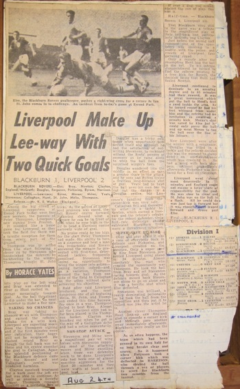 Press report from Ken Charmer's scrapbook