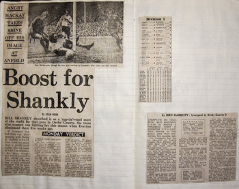 Press report from Ken Charmer's scrapbook
