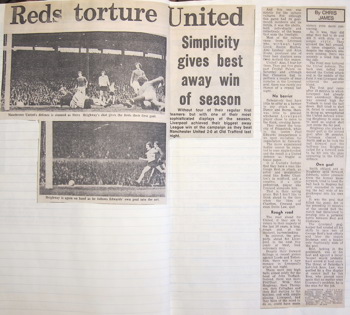 Press report from Ken Charmer's scrapbook