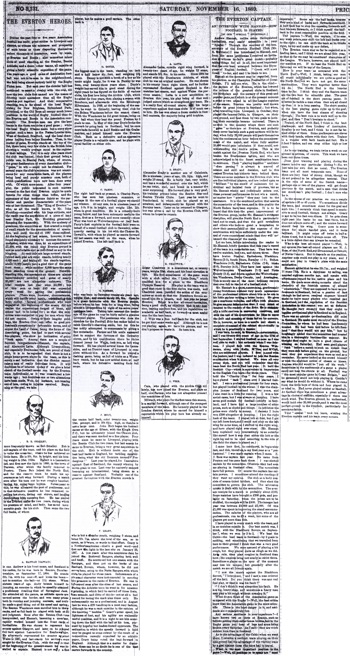 Everton and Geary in profile in 1889!