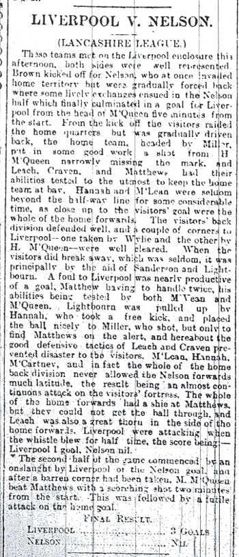 Liverpool Football Echo report