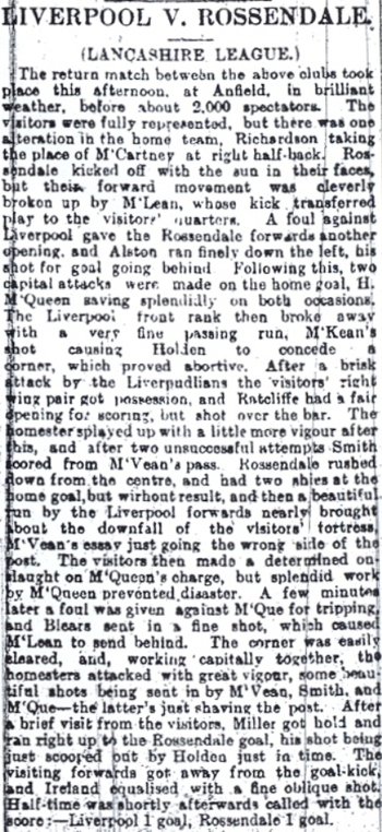 Liverpool Football Echo report