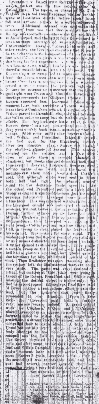 Liverpool Daily Post report