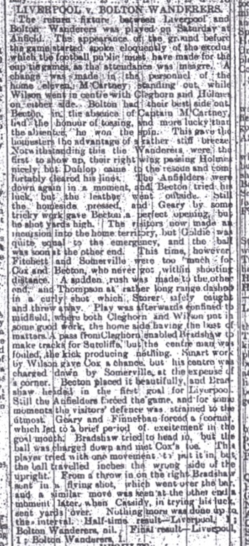 Liverpool Courier report