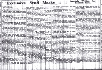 Exclusive Stud Marks in Liverpool Echo on the championship