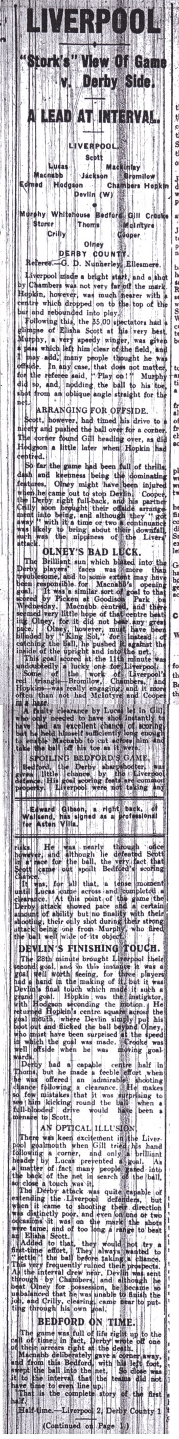 Liverpool Echo report (only first half)