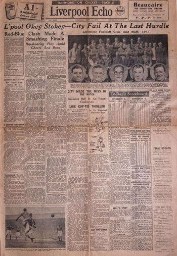 Liverpool Echo celebration (Courtesy of Adrian Killen)