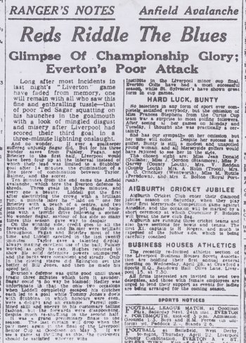 Reds riddle the blues