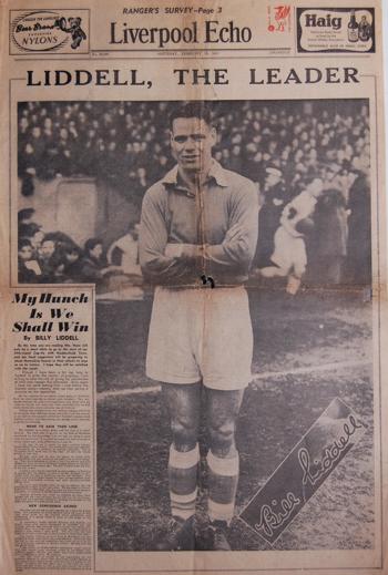 Liverpool Echo's cover from 19 February 1955
