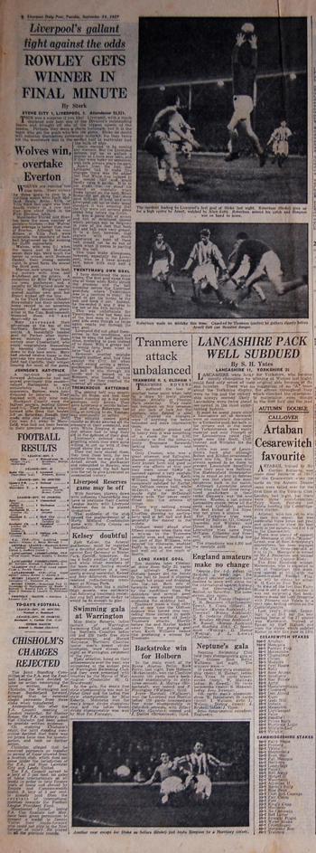 Liverpool Daily Post report (Courtesy of Adrian Killen)