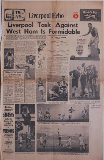 Liverpool Echo preview (Courtesy of Adrian Killen) 