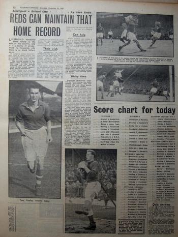 Evening Express preview (Courtesy of Adrian Killen) - 21 December 1957