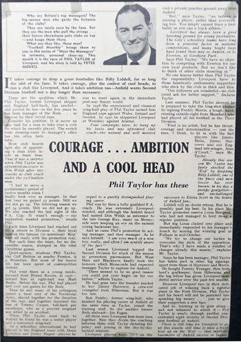 The trials of a manager - 1958