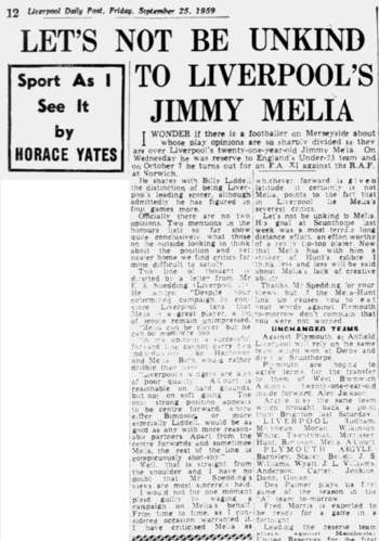 Liverpool Echo on 25 September 1959
