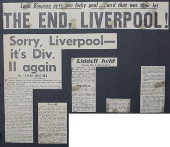 Press report from Adrian Killlen's scrapbook