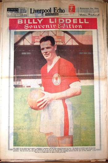 Liverpool Echo's Liddell Souvenir cover