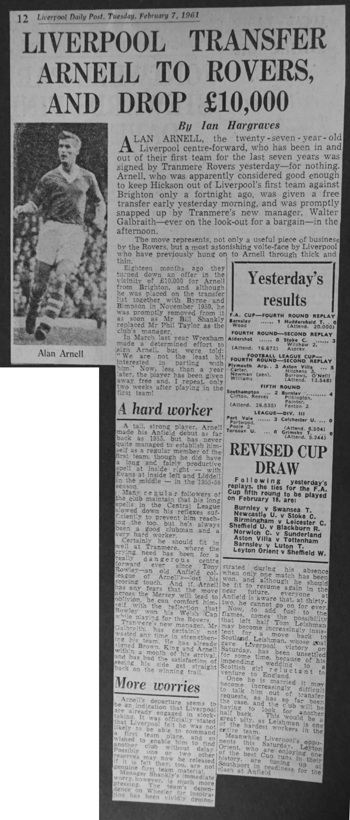 Arnell moves on - 6 February 1961