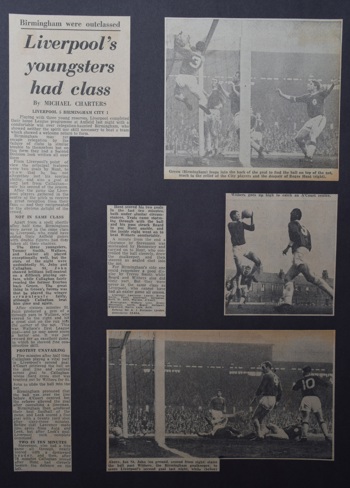 Press report from Adrian Killen's scrapbook