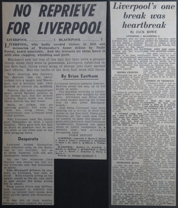 Press report from Adrian Killen's scrapbook