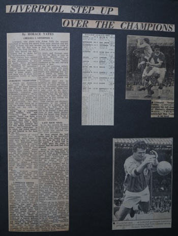 Press report from Adrian Killen's scrapbook