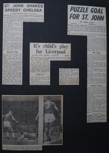 St John shakes speedy Chelsea - 7 September 1963