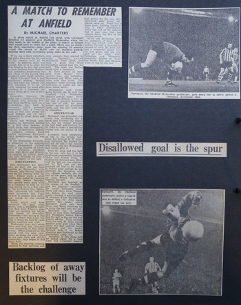 Press report from Adrian Killen's scrapbook