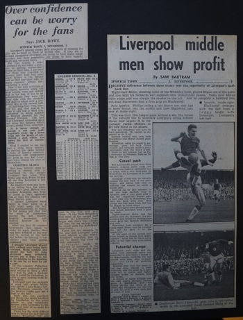 Press report from Adrian Killen's scrapbook