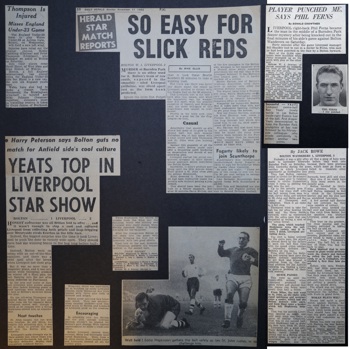 The player punched me - 9 November 1963