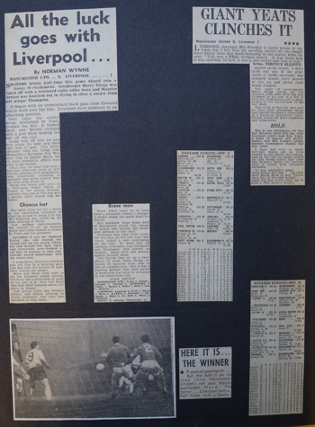Press report from Adrian Killen's scrapbook
