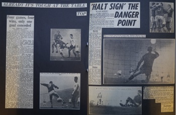 Press report from Adrian Killen's scrapbook