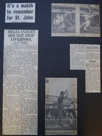 Press report from Adrian Killen's scrapbook