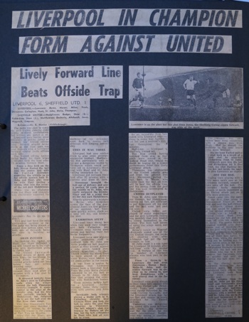 Press report from Adrian Killen's scrapbook