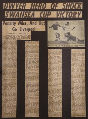 Press report from Adrian Killen's scrapbook