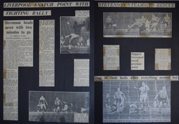 Press report from Adrian Killen's scrapbook