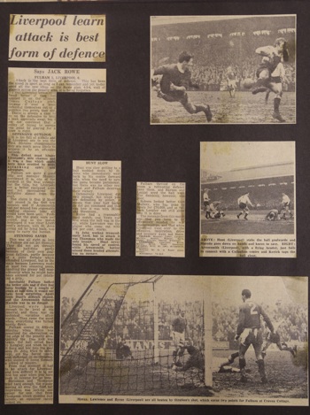 Press report from Adrian Killen's scrapbook