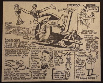 Cartoon from the Liverpool Echo