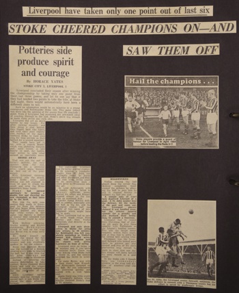 Press report from Adrian Killen's scrapbook