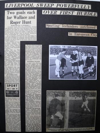 Press report from Adrian Killen's scrapbook