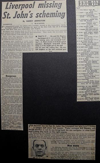 Press report from Adrian Killen's scrapbook