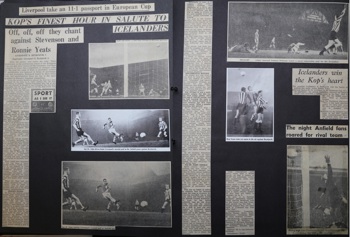 Press report from Adrian Killen's scrapbook