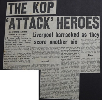 The Kop attacks heroes