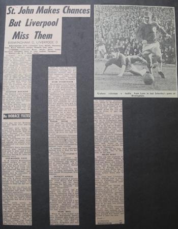 Press report from Adrian Killen's scrapbook