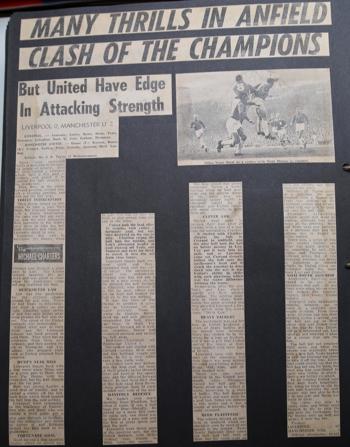 Press report from Adrian Killen's scrapbook