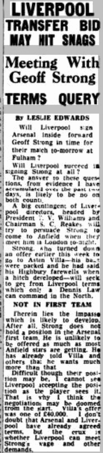 Liverpool Echo 6 November 1964